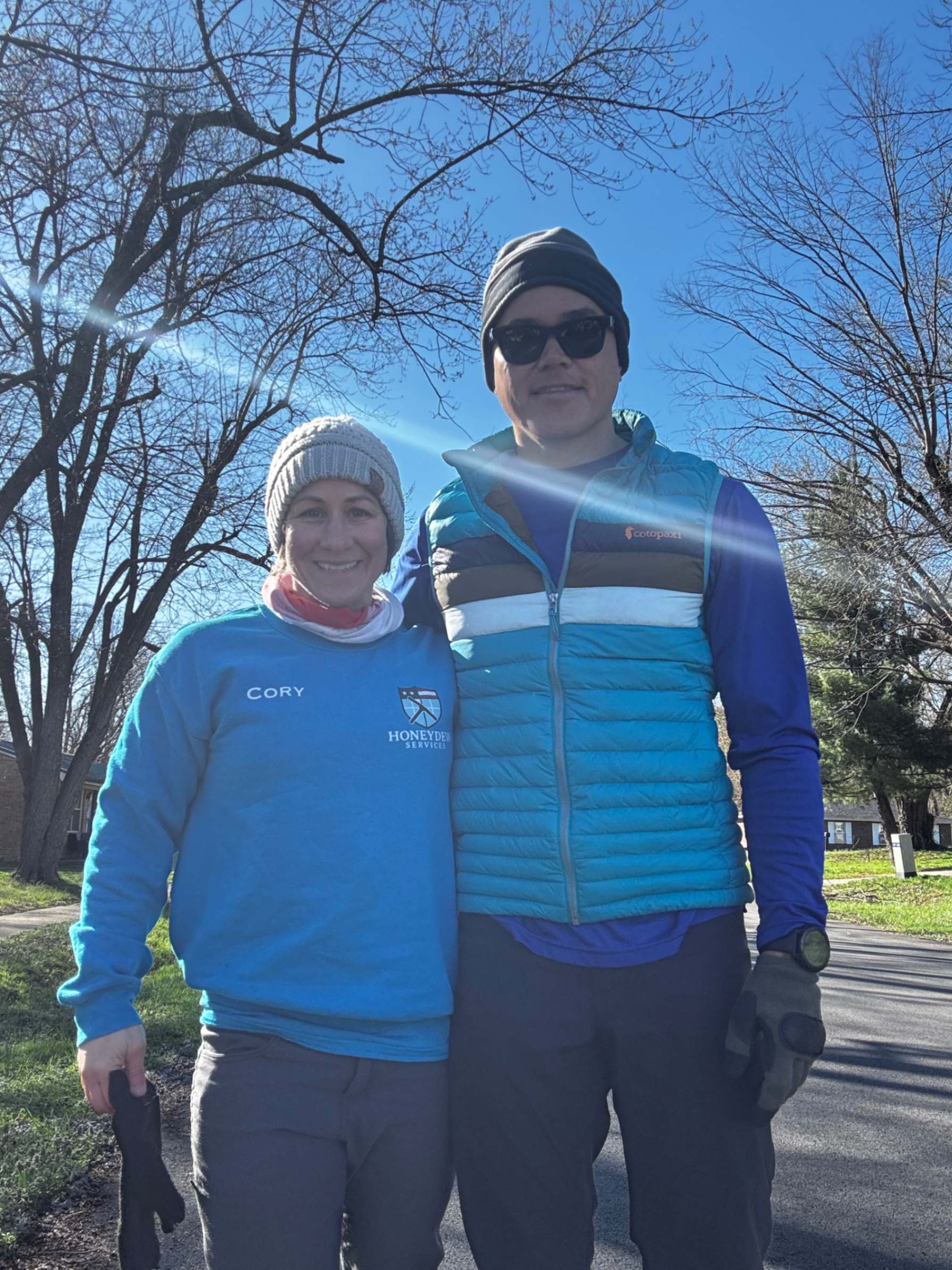 Professional deck cleaning removing dirt and algae buildup
